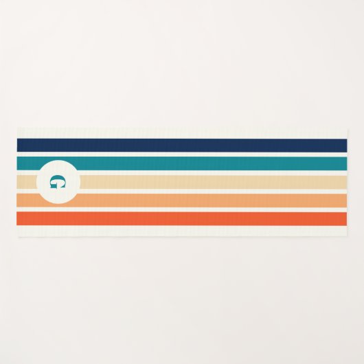 Monogram Retro  ヨガマット (正面(横))