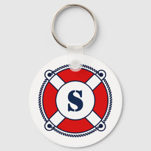 Monogram Ring Buoy Logo Keychain キーホルダー