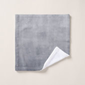 monogram rustic エレガント grayという名前を付ける バスタオルセット (ウォッシュタオル)