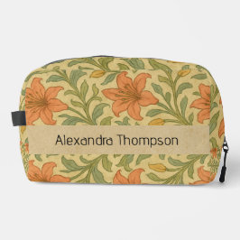 Monogram rustic Kraft botanical William morris ドップキット