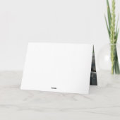 Monogram Sage Green Scriptの写真結婚ありがとう カード (裏面)