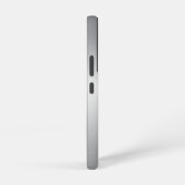 Monogram Silver Metal Glitter look Bling Samsung Galaxyケース (右側面)