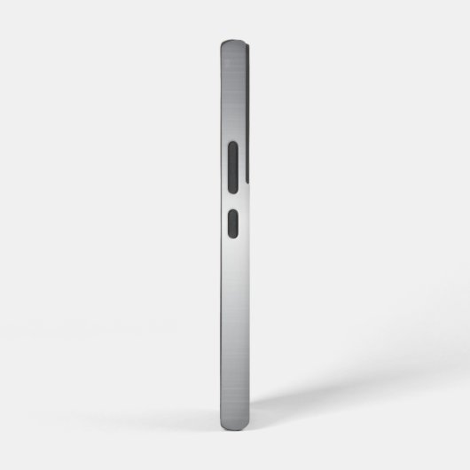 Monogram Silver Metal Glitter look Bling Samsung Galaxyケース (右側面)