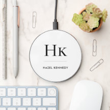 Monogram Simple Elegant Modern Minimalist Initials