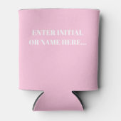 Monogram Slim Can Cooler – Custom Bridesmaid 缶クーラー (正面)