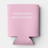 Monogram Slim Can Cooler – Custom Bridesmaid 缶クーラー (裏面)