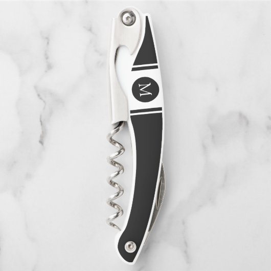 Monogram Sporty Stripes B&W ソムリエナイフ (正面)