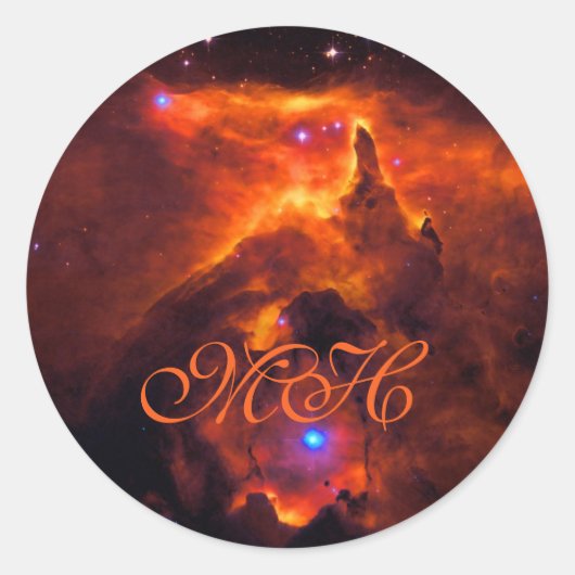 Monogram、Star Cluster Pismis 24、NGC 6357のコア ラウンドシール (正面)