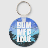Monogram Summer Love with Date Keychain キーホルダー (正面)
