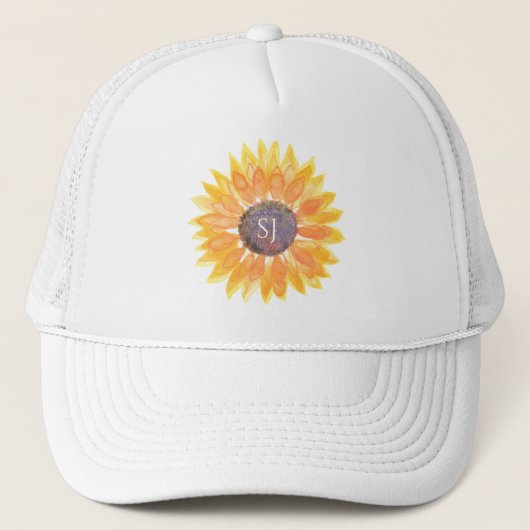 Monogram Sunflower キャップ (正面)
