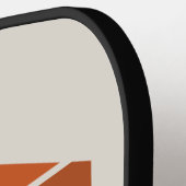 Monogram Sunset Gradient hexagon ピックルボールラケット (左詳細)