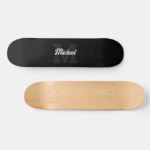 Monogram Vintage Calligraphy Black Skateboard スケートボード (横)