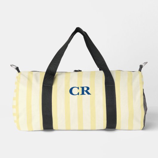 Monogram Vintage Yellow Stripes ダッフルバッグ (正面)