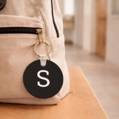 Monogram Wanderlust Watercolor Nature キーホルダー