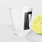 Monogram Wedding Bridal Shower Gift Party Favor ショットグラス (左)