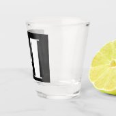 Monogram Wedding Bridal Shower Gift Party Favor ショットグラス (右)