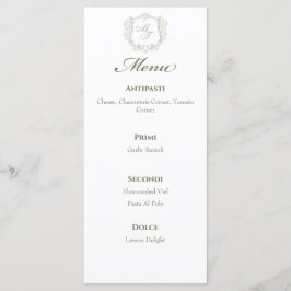 Monogram Wedding Menus メニュー