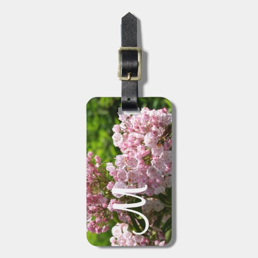 Monogram White Mountain Laurel Floral  ラゲッジタグ (正面縦)