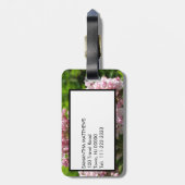 Monogram White Mountain Laurel Floral  ラゲッジタグ (裏面縦)