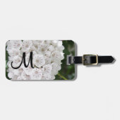 Monogram White Mountain Laurel Floral  ラゲッジタグ (正面横)