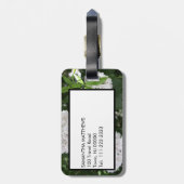 Monogram White Mountain Laurel Floral  ラゲッジタグ (裏面縦)