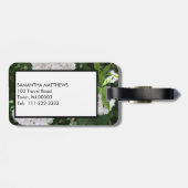 Monogram White Mountain Laurel Floral  ラゲッジタグ (裏面横)