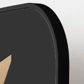 Monogram with Initial Z & Custom Name Personalized ピックルボールラケット (左詳細)