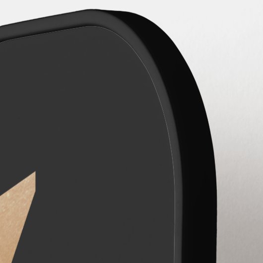 Monogram with Initial Z & Custom Name Personalized ピックルボールラケット (左詳細)