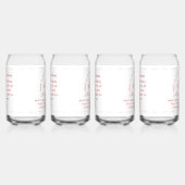 Monogram with Name Catholic Blessing Drinkware Set ガラス缶 (右)