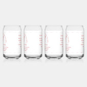 Monogram with Name Catholic Blessing Drinkware Set ガラス缶 (左)