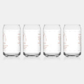 Monogram with Name Catholic Blessing Drinkware Set ガラス缶 (左)