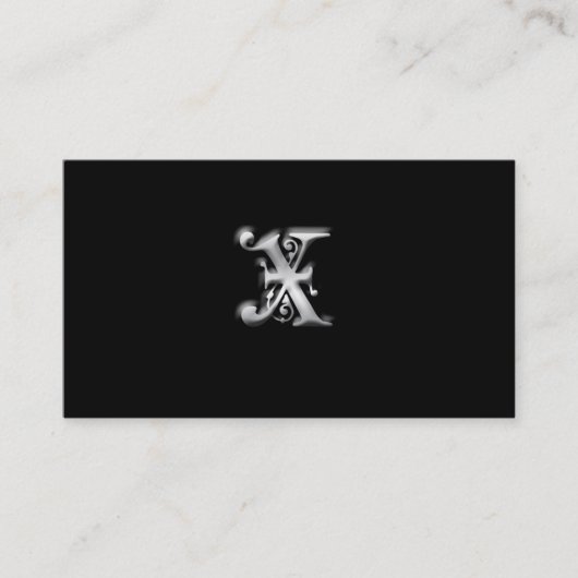 Monogram X名刺 名刺 (正面)