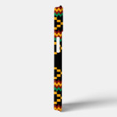 Monogram Yellow, Green, Red, Black Kente Cloth Case-Mate iPhoneケース (裏面 / 右)