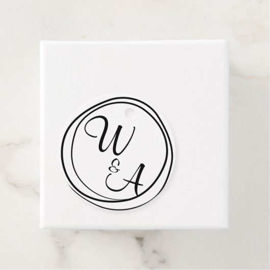 Monograma com duas letras フェイバータグ (インサイチュ)