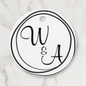 Monograma com duas letras フェイバータグ (正面)