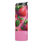 MONOGRAMA FRESA DE TARTA PERSONALIZADO タンブラー (回転左)