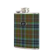 Monogramedの一族のトムソンのタータンチェック格子縞のフラスコ フラスク (左)
