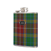 Monogramedの一族のバックスターのタータンチェック格子縞のフラスコ フラスク (左)
