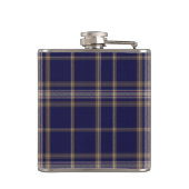 Monogramedの一族のパン屋のタータンチェック格子縞のフラスコ フラスク (裏面)