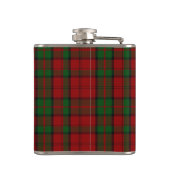 Monogramedの一族のDunbarのタータンチェック格子縞のフラスコ フラスク (裏面)