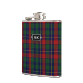 Monogramedの一族のKilgourのタータンチェック格子縞のフラスコ フラスク (左)