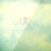 Monogramed Courthouse ウィンドウサイン (シート3)