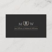 Monogramed Courthouse 名刺 (正面)