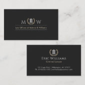 Monogramed Courthouse 名刺 (正面/裏面)