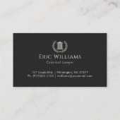 Monogramed Courthouse 名刺 (裏面)