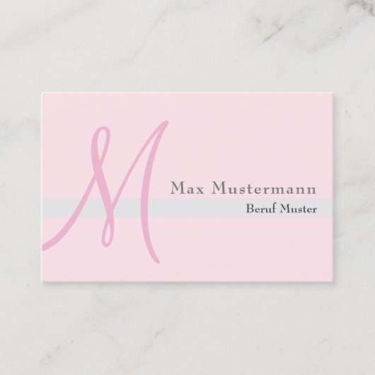 Monogramm 名刺 (正面)