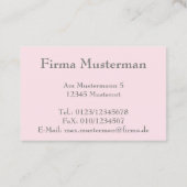 Monogramm 名刺 (裏面)