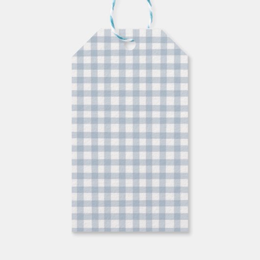 Monogrammed Crest Topiary Bunny Easter  ギフトタグ (裏面)