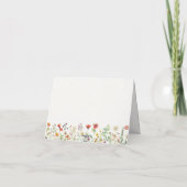 Monogrammed Elegant Chic Floral Note Card ノートカード (裏面)