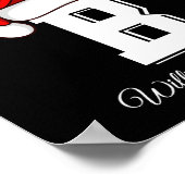 Monogrammed Family Christmas Matching Outfits  ポスター (角)